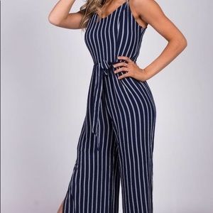 Monteau striped jumpsuit